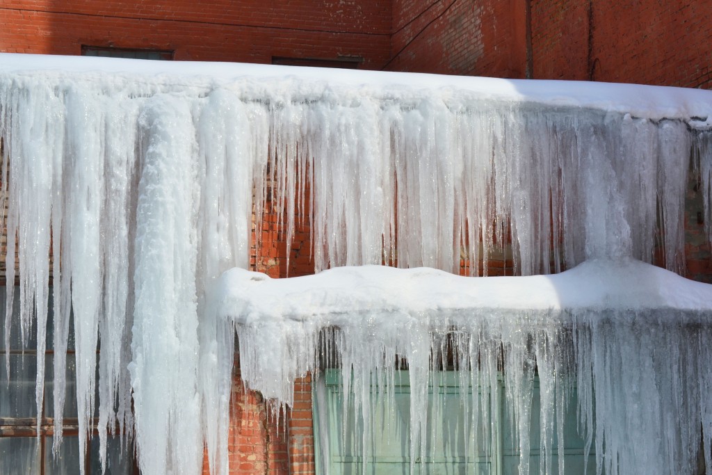 frozen gutters