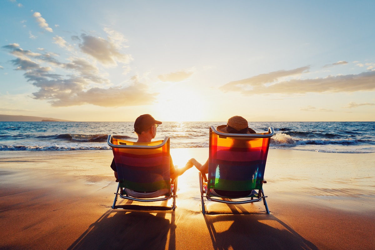 couple by the beach