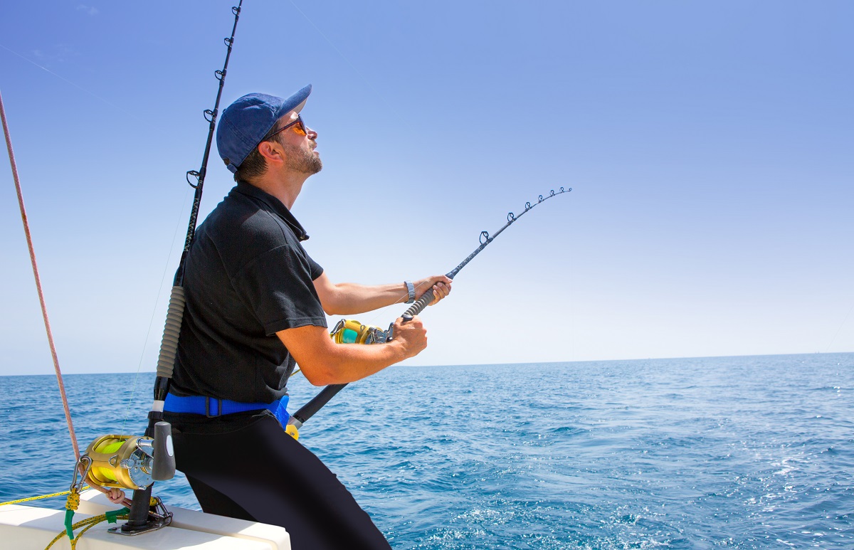 man fishing 