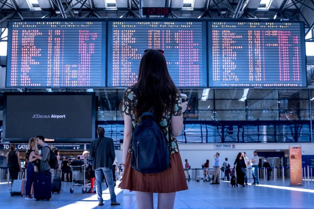 woman at the airport