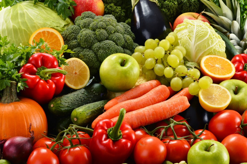 vegetables and fruits