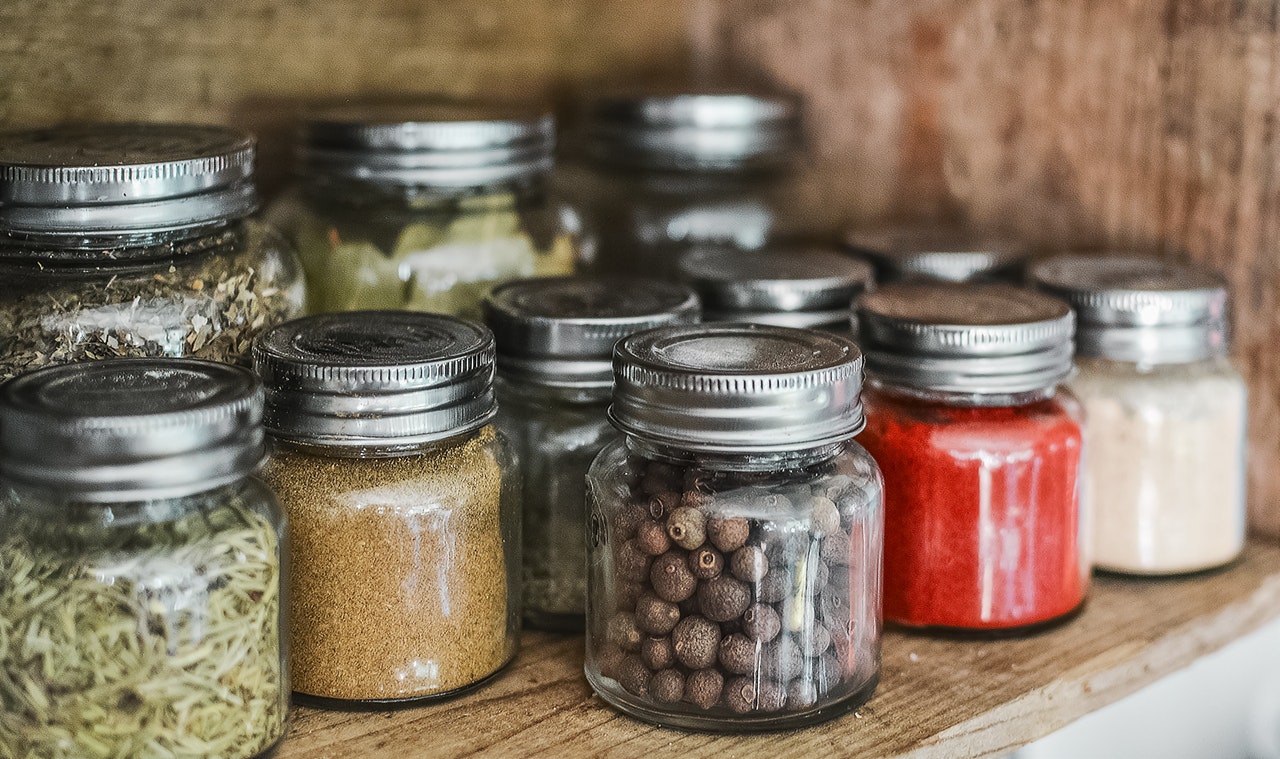 jar of herbs