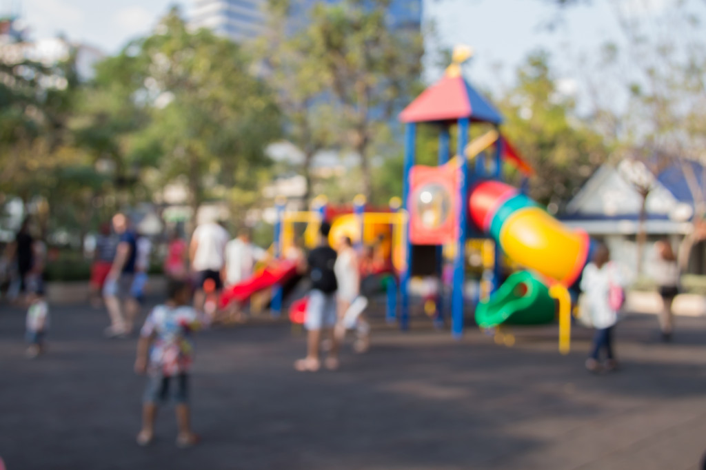 background of children's playground