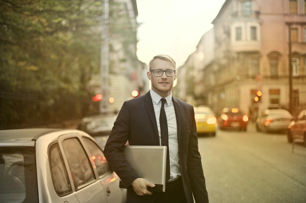 businessman on the street