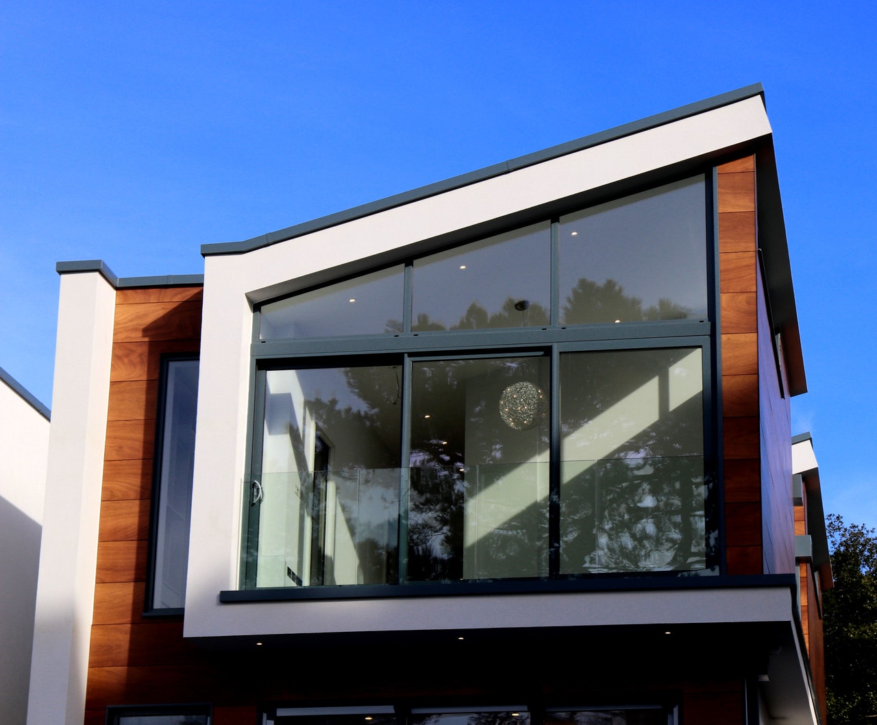 modern house windows