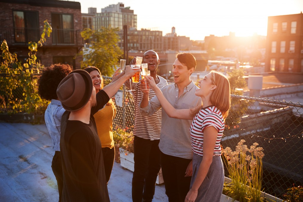 group of friends in their 20s