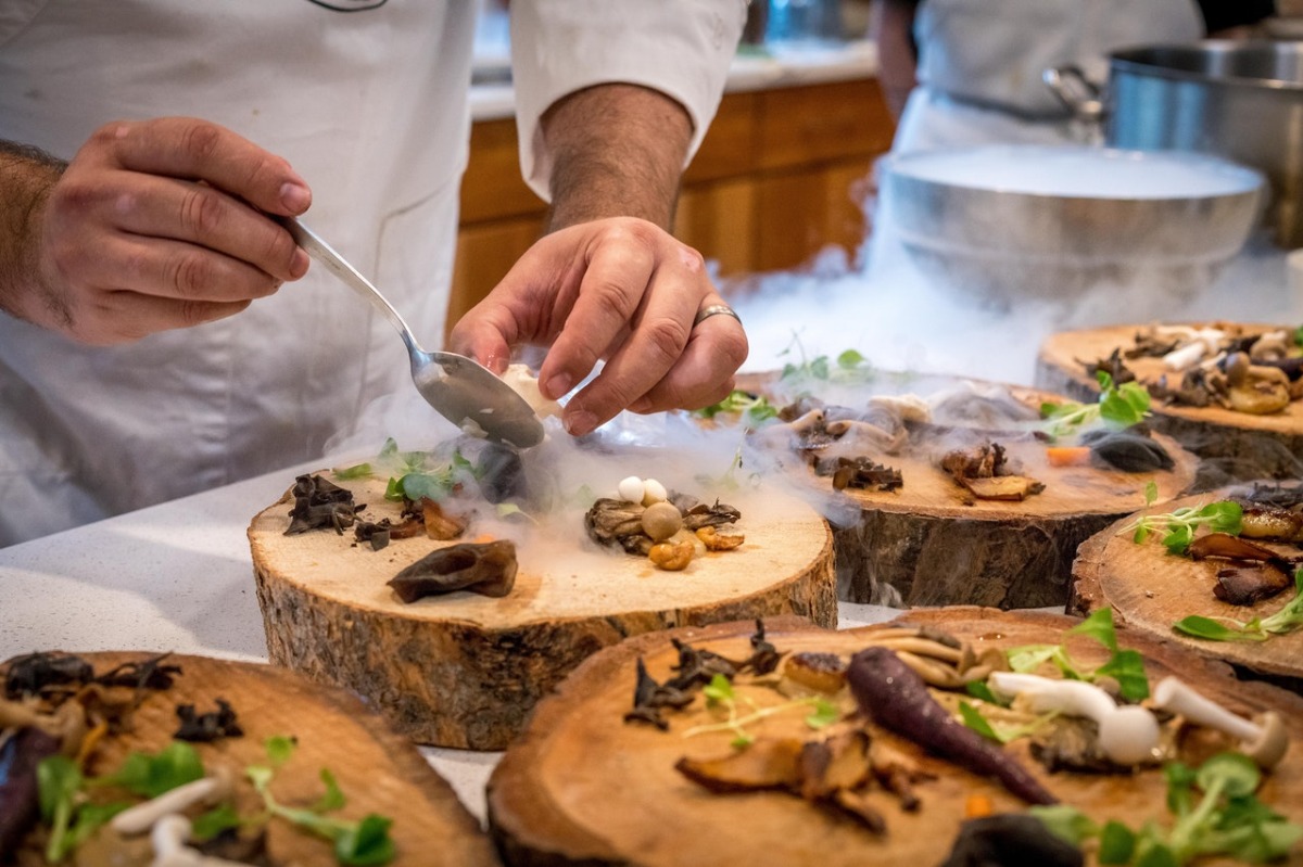 chef preparing food