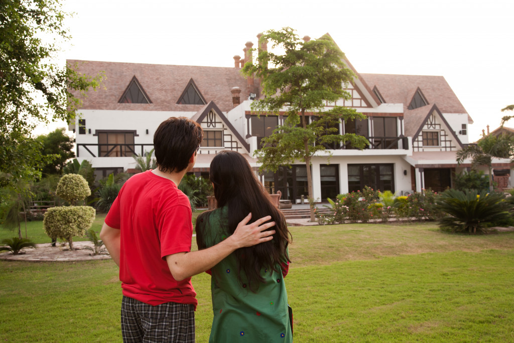 couple with new home