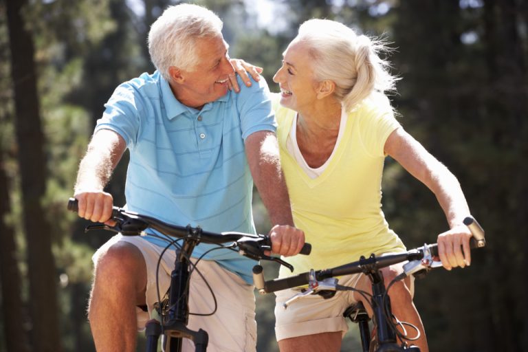 biking senior citizens
